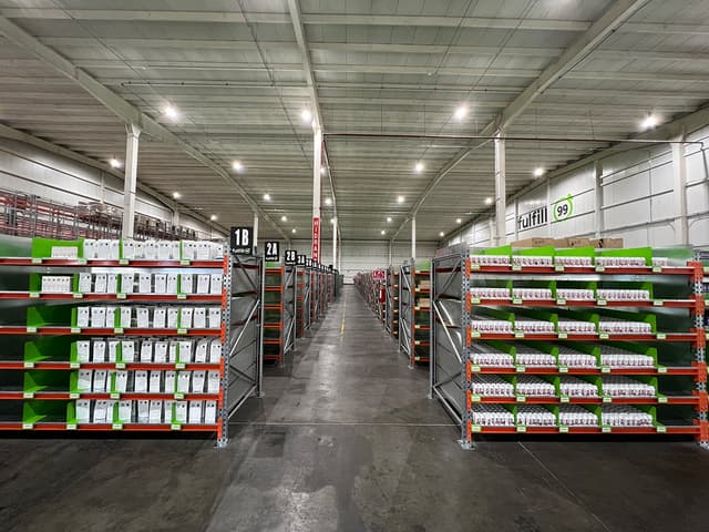 Centro de distribución 99minutos - vista 2 de instalaciones y operaciones de fulfillment